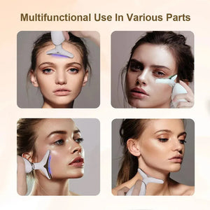 3-in-1 Facial & Neck Beauty Device – EMS Lifting, LED Therapy & Double Chin Treatment